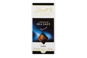 Lindt Excellence Touch of Sea Salt Dark Chocolate