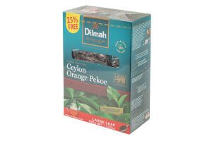 Чай Цейлон Оранж Пеко чорний крупнолистовий 100г Ділмах