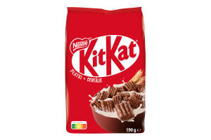 Сніданок сухий готовий в глазурі з молочним шоколадом Kit Kat м/у 190г
