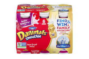 Dannon Danimals Smoothie Rockin' Raspberry - 6 PK
