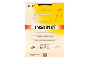 Панчохи жіночі Instinct Flirt 40den 1/2 nero