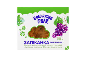 Запіканка сиркова 8% з родзинками Волошкове поле к/у 300г
