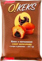 Кекс О!Keks з смаком шоколаду 6*55г Кондитер Т Престиж