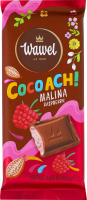 Какао-батончик з молочно-малиновою начинкою Cocoach! Wawel м/у 86г