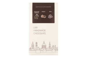 Шоколад молочный с ореховой начинкой Lviv handmade chocolate к/у 78г