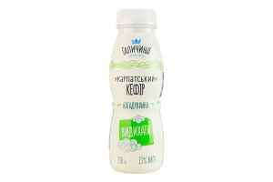 Кефир 2.5% Карпатский Галичина п/бут 250г