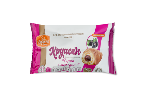 Круассан с наполнителем вкусо-ароматическим Черная смородина Рум'янець м/у 65г