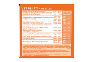 Напій кавовий розчинний Vitality Cafe au Lait Dolce gusto Nescafe к/у 12х10г