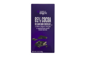 Simply Enjoy 85% Cocoa Belgian Dark Chocolate