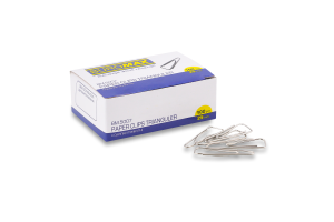 Скрiпки нікельовані трикутні 25мм 100шт Буромакс