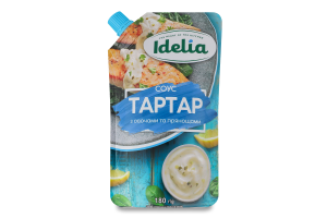 Соус с овощами и пряностями Тартар Idelia д/п 180г