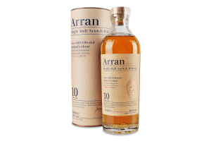 Виски 0.7л 40% односолодовый 10YO Arran тубус