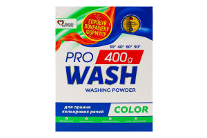 Порошок для прання Color Pro Wash 400г
