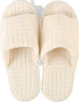 Капці відкриті домашні жіночі махрові на платформі Twins Home Style №13362 36-41