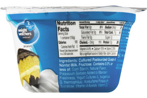 Yoplait Greek 100 Calories Fat Free Yogurt Boston Cream Pie