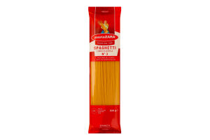 Вироби макаронні з твердих сортів пшениці №3 Spaghetti Pasta Zara м/у 500г