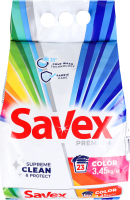 Засіб мийний порошкоподібний для автоматичного прання Color Premium Savex 3.45кг