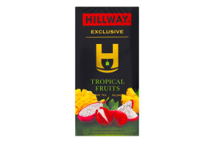 Чай черный байховый мелкий Tropical fruits Exclusive Hillway к/у 25х1.5г