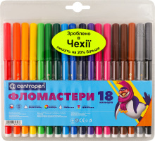 Фломастери 18 кольорів арт7550/18 Центропен