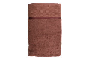 Рушник коричневий махровий 100*150см 360г/м2 Aisha