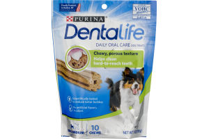 Purina Dentalife Daily Oral Care Dog Treats Small/Medium - 10 CT