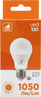 Лампа світлодіодна 12W Е27 3000К 220V №STLA60273-12W A60 Секретні технології 1шт