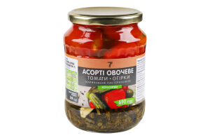 Конс Асорті 7 690 г овочеве