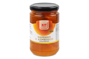 Варенье из абрикосов без косточки стерилизованное Хіт Продукт в/с с/б 385г