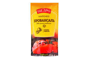 Майонез 67% Провансаль Щедро д/п 150г