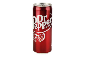 Напиток безалкогольный газированный с кофеином Dr Pepper ж/б 330мл