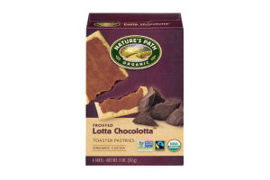 Nature's Path Organic Toaster Pastries Frosted Lotta Chocolotta - 6 CT