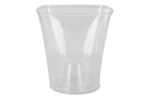 Кашпо д/горщиків д/орхідей Квадро 1,5л прозорий 14,5*15см Еталон-С