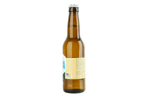 Пиво 0.33л 0.4% світле нефільтроване непастеризоване Non-alcohol Mova пл