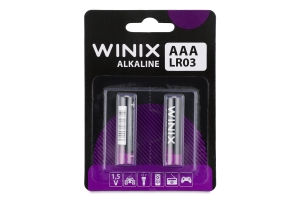 Батарейка AAA 1.5V LR03 Alkaline Winix 2шт