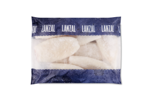 Тушки кальмара швидкозаморожені чищені глазуровані Lanzal м/у 800г