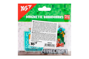 Закладка Yes! Minecraft friends магнітна