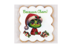 Пряник імбирно-медовий розписний 44г Slado