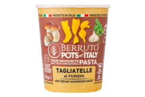 Макарони Pots of Italy 70г Тальятеле з гриб. И490 (Італія)