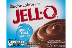 JELL-O Sugar Free Instant Pudding & Pie Filling Chocolate