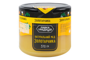 Мед натуральный цветочный монофлорный золотарника Лавка традицій в/с с/б 370г
