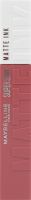 Помада для губ жидкая стойкая матовая Super stay Matte ink №180 Maybelline New York 5мл