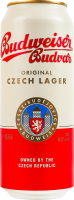 Пиво 0.5л 5% світле фільтроване пастеризоване Budweiser Budvar з/б