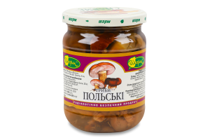 Гриби Шарм Польські мариновані 480г