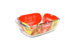 Форма скляна прямокутна 1.2л 23x15х7см №215В100/7948 Air fryer Pyrex 1шт