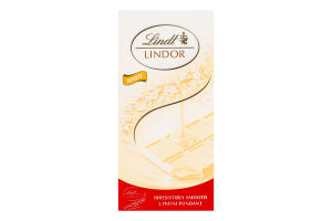 Шоколад білий Lindor Lindt к/у 100г