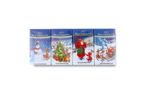Шоколад Christmas молочний 4*15г Only