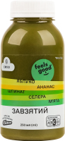 Смузі Feels good з яблуч сок анан селер шпин м'ята