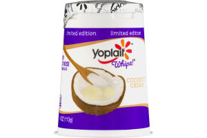 Yoplait Whips! Lowfat Yogurt Mousse Coconut Cream