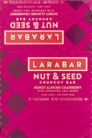 Larabar Nut & Seed Crunchy Bar Honey Almond Cranberry with Sprouted Chia Seeds - 5 CT