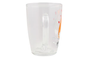 Чашка White coffe Це кохання 330мл скло Galleryglass